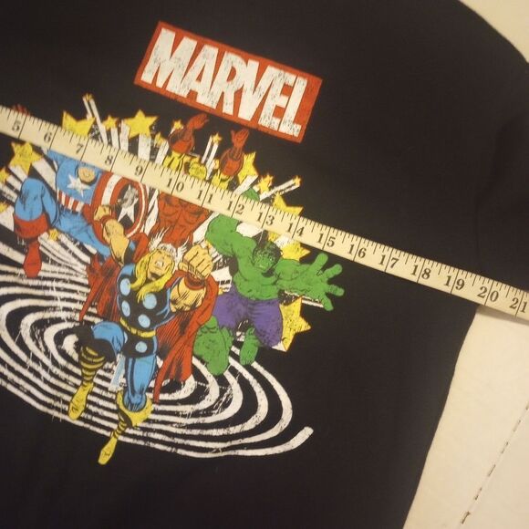 Marvel unisex superhero crew neck graphic print sweatshirt Sz med - Picture 5 of 8
